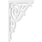 Ekena Millwork Athens Architectural Grade PVC Bracket, 5/8"W X 5 1/2"D X 9"H BKTP01X05X09AT - alternate 4